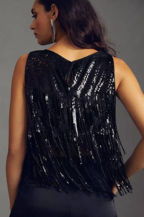 Sequin Crop Top